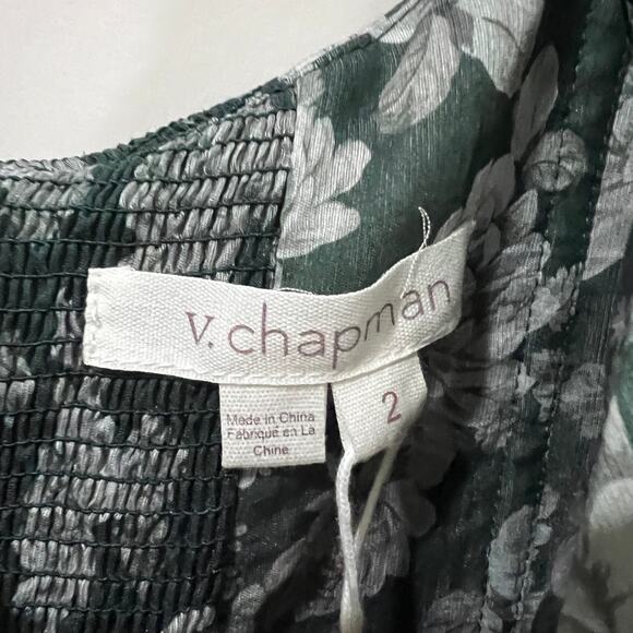 V. Chapman Emma V-Neck A-Line Brocade Cutout Maxi Dress Size 2 NWT - Picture 13 of 15